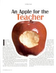 Title page of Apple for the Teacher